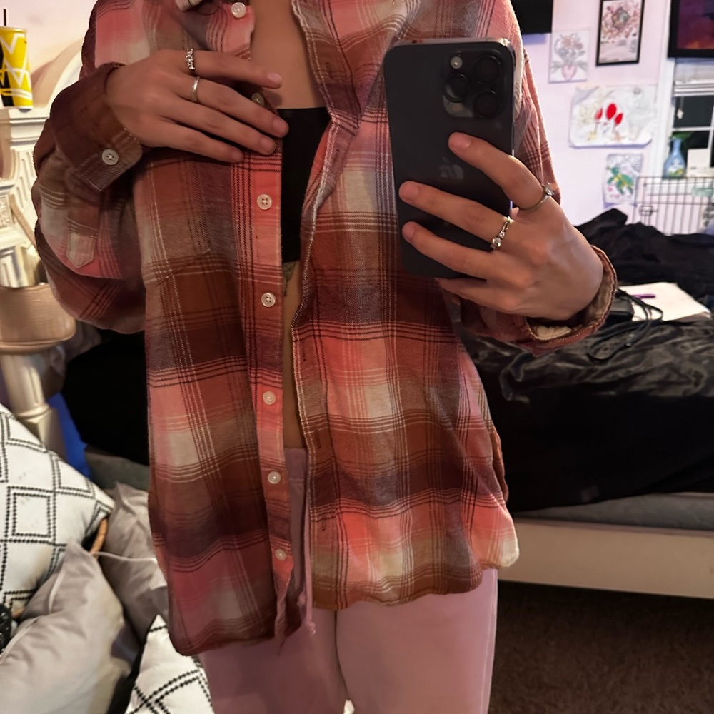 Salmon flannel - Picture 3 of 4